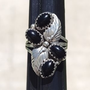 Vintage Native Americans sterling silver ring size 5.5